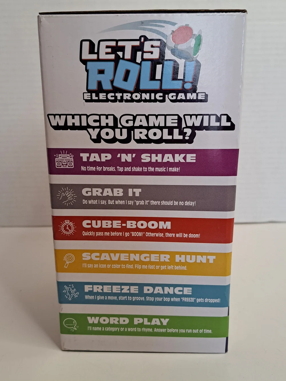 Spin Master Games, Beat the Parents: Let’s Roll! 6-in-1 Electronic Game Cube NEW